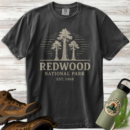 Vintage Redwood Park Distressed T-Shirt