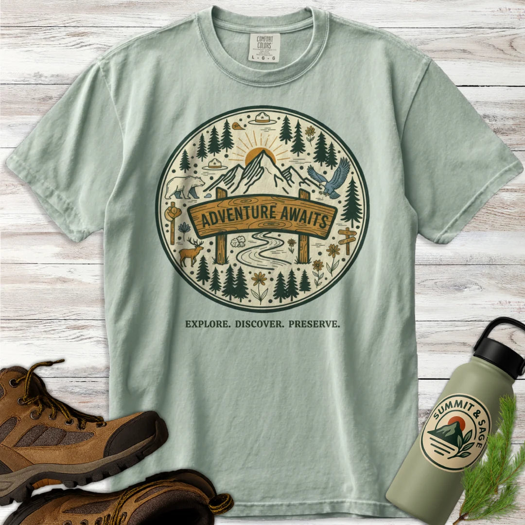 Explore. Discover. Preserve. T-Shirt