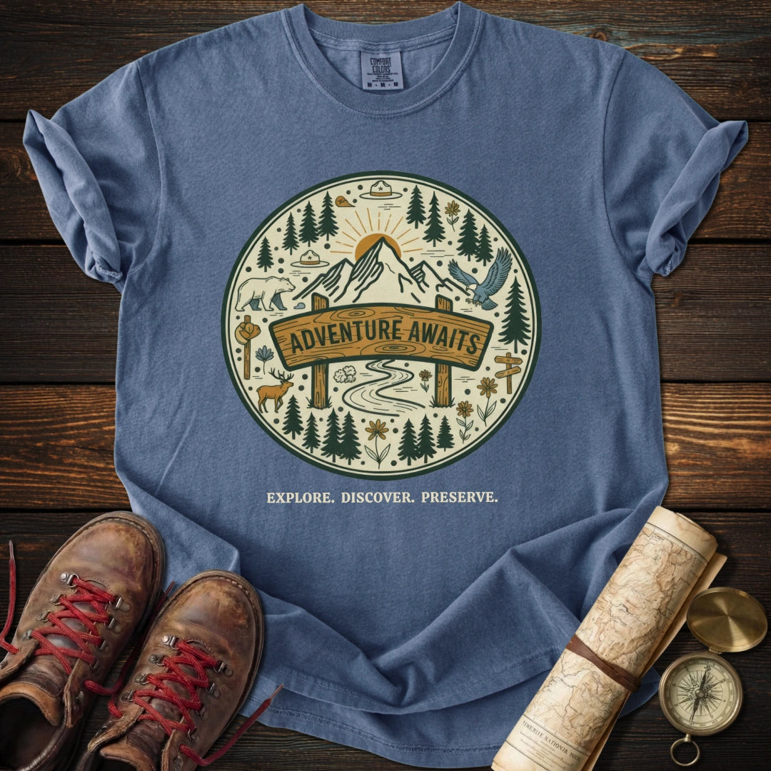Explore. Discover. Preserve. T-Shirt