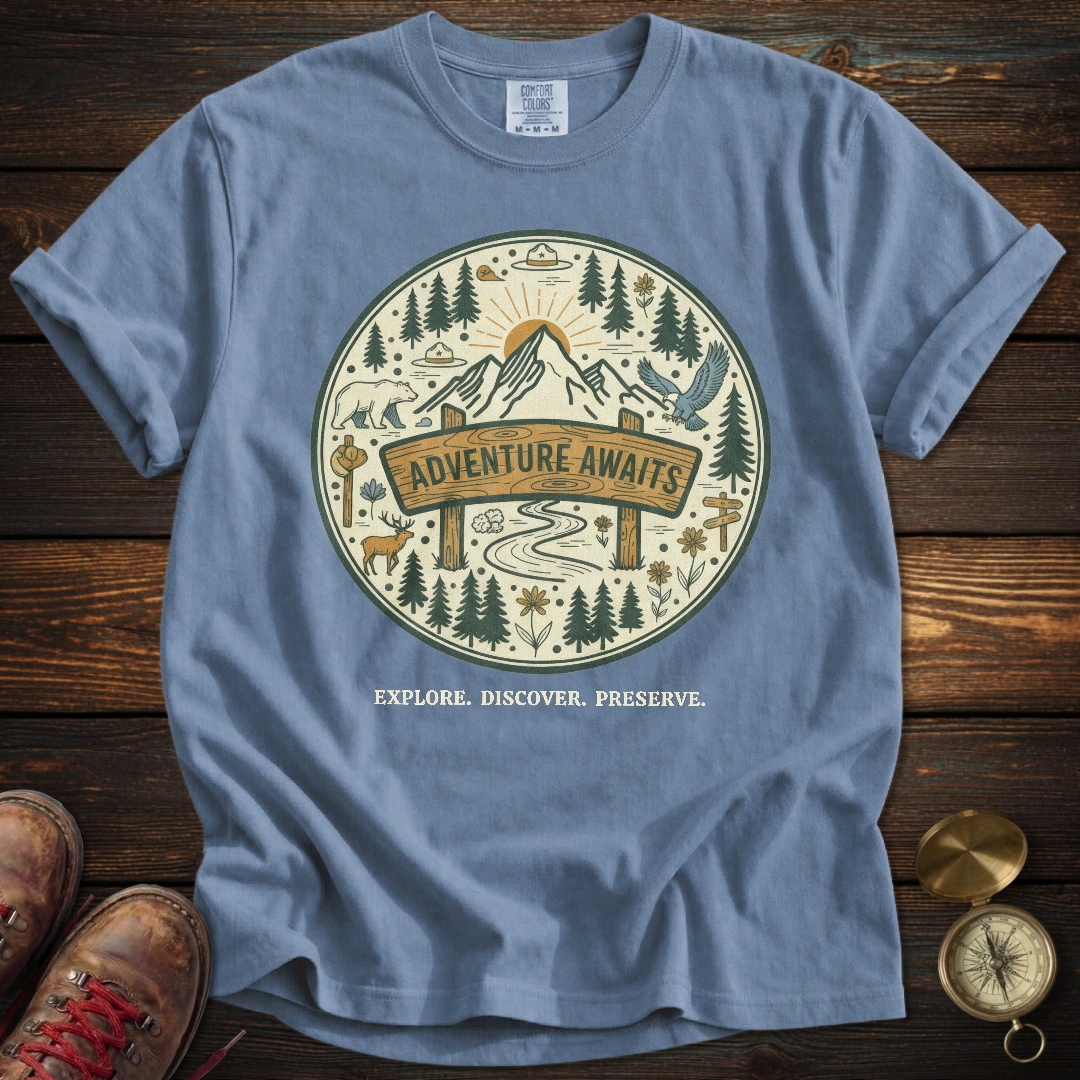 Explore. Discover. Preserve. T-Shirt