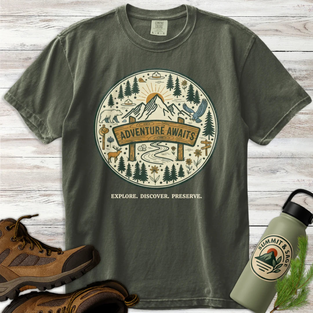 Explore. Discover. Preserve. T-Shirt