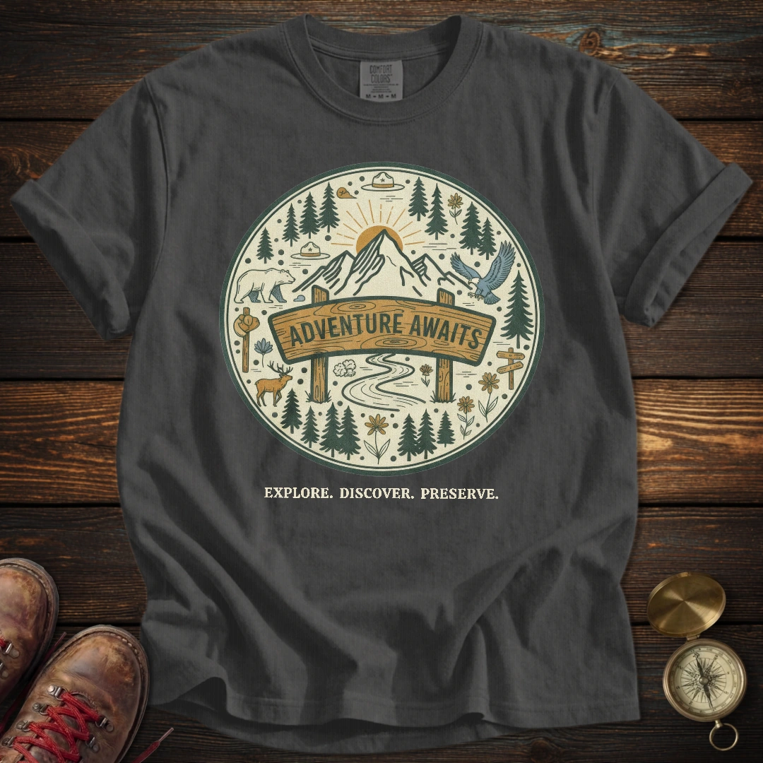 Explore. Discover. Preserve. T-Shirt