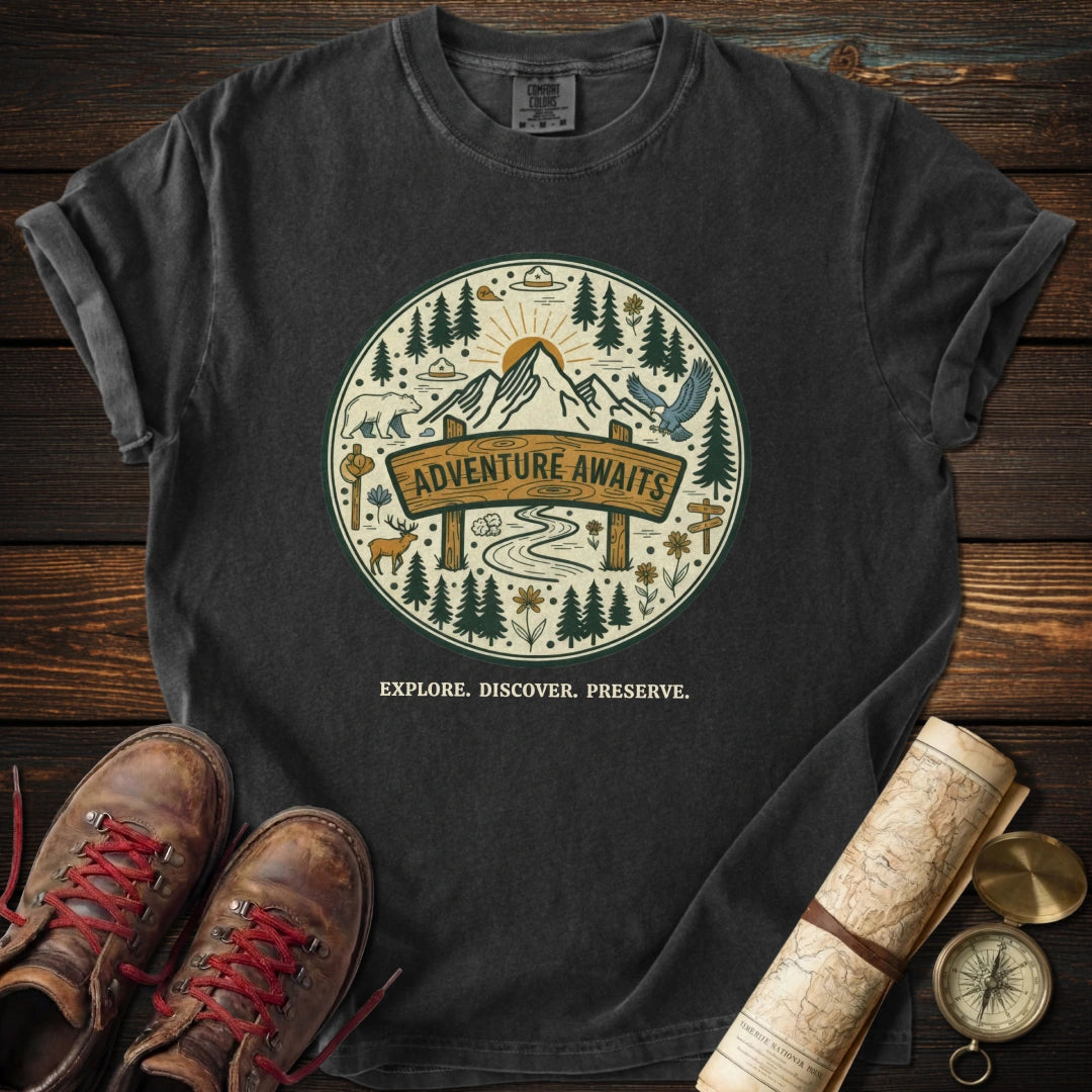 Explore. Discover. Preserve. T-Shirt