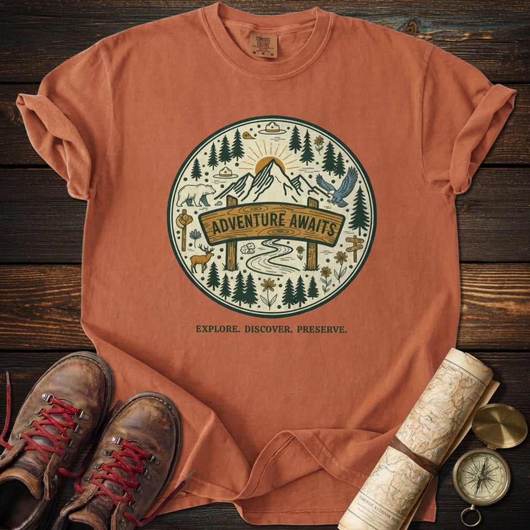 Explore. Discover. Preserve. T-Shirt