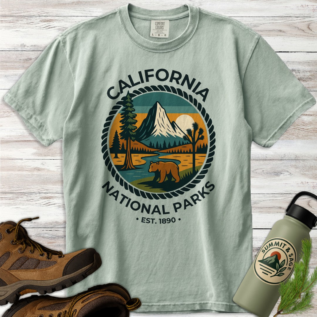 California National Parks Badge T-Shirt