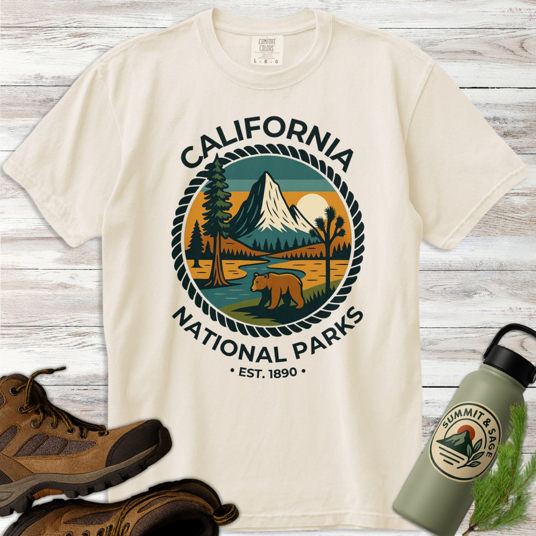California National Parks Badge T-Shirt