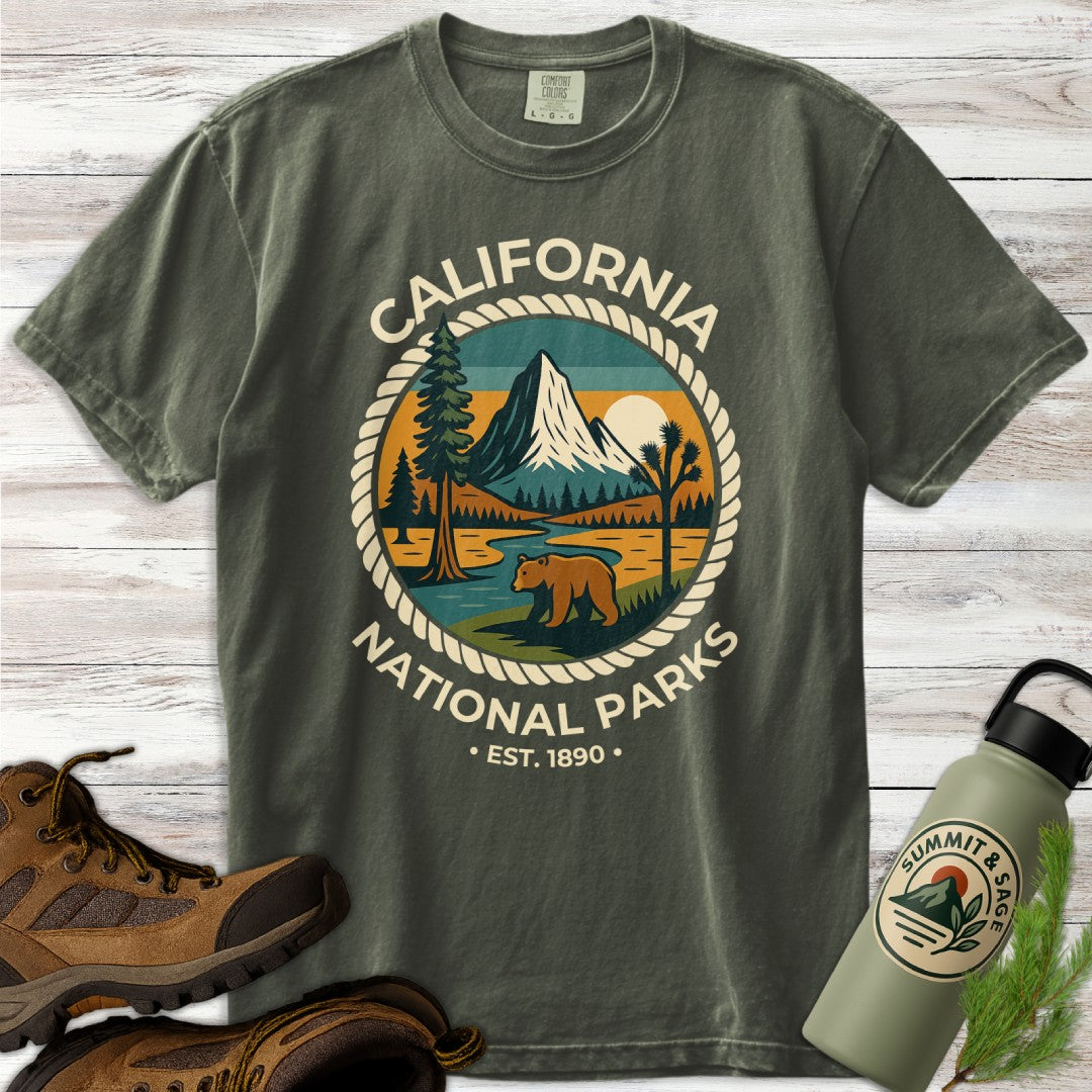 California National Parks Badge T-Shirt