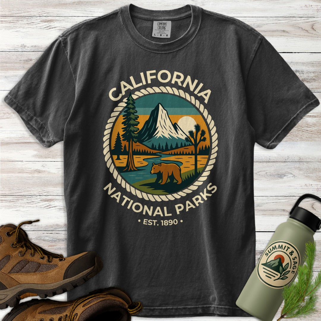 California National Parks Badge T-Shirt