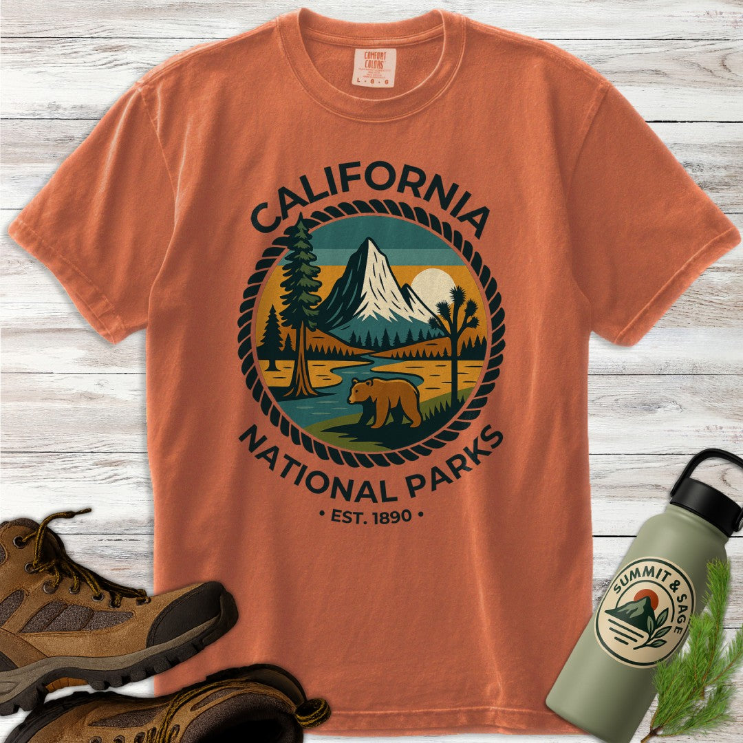 California National Parks Badge T-Shirt