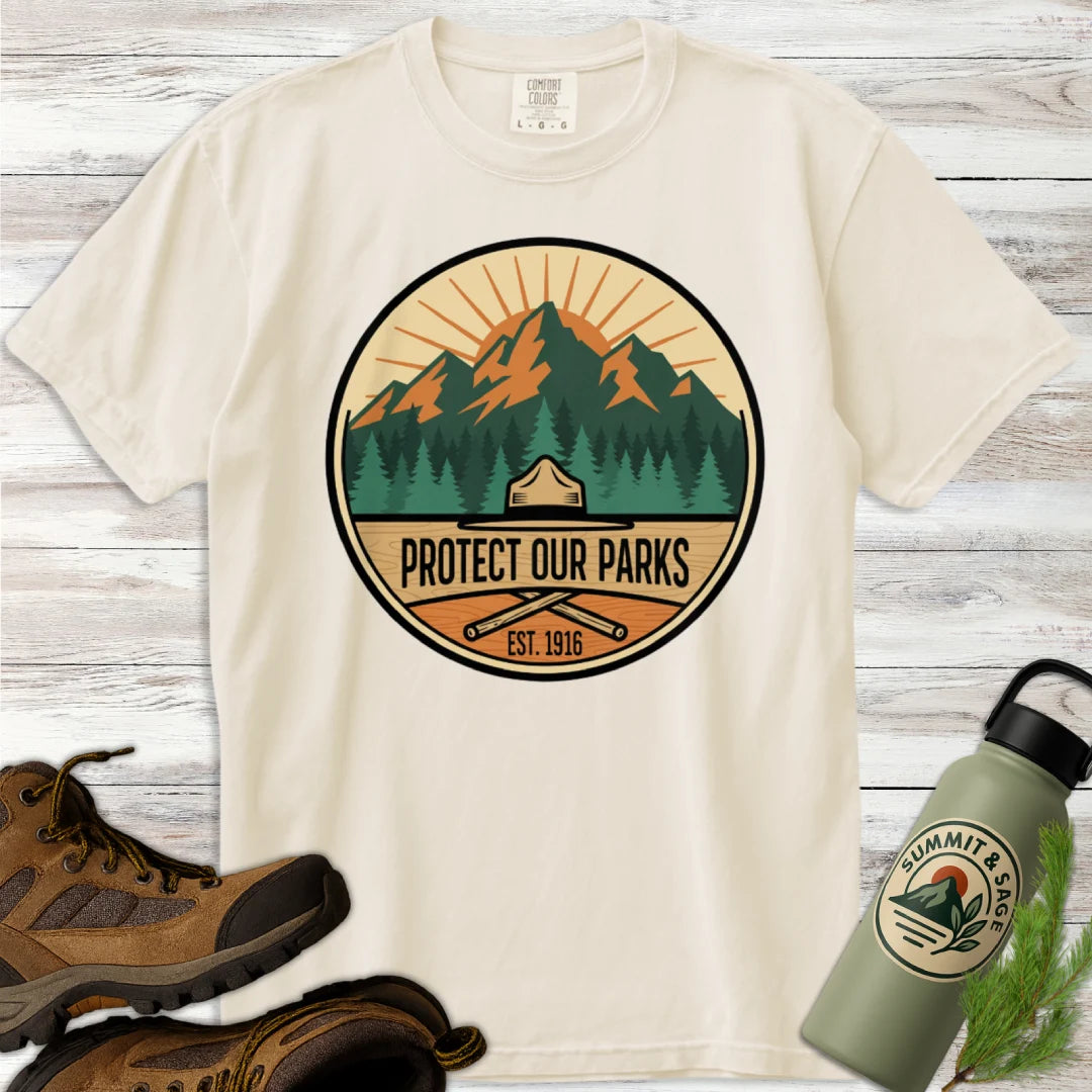 Protect Our Parks Badge T-Shirt