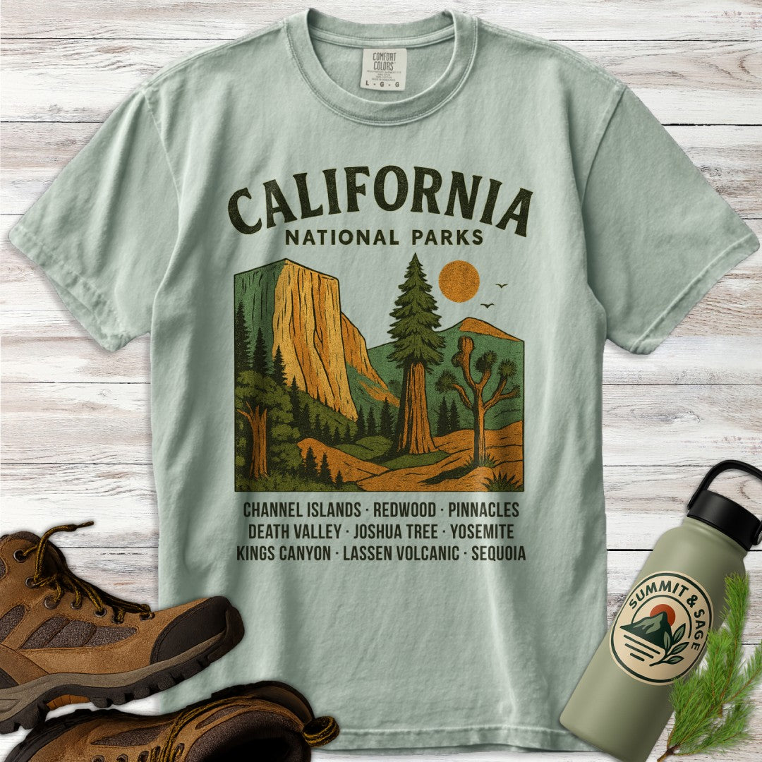 Retro California National Parks T-Shirt