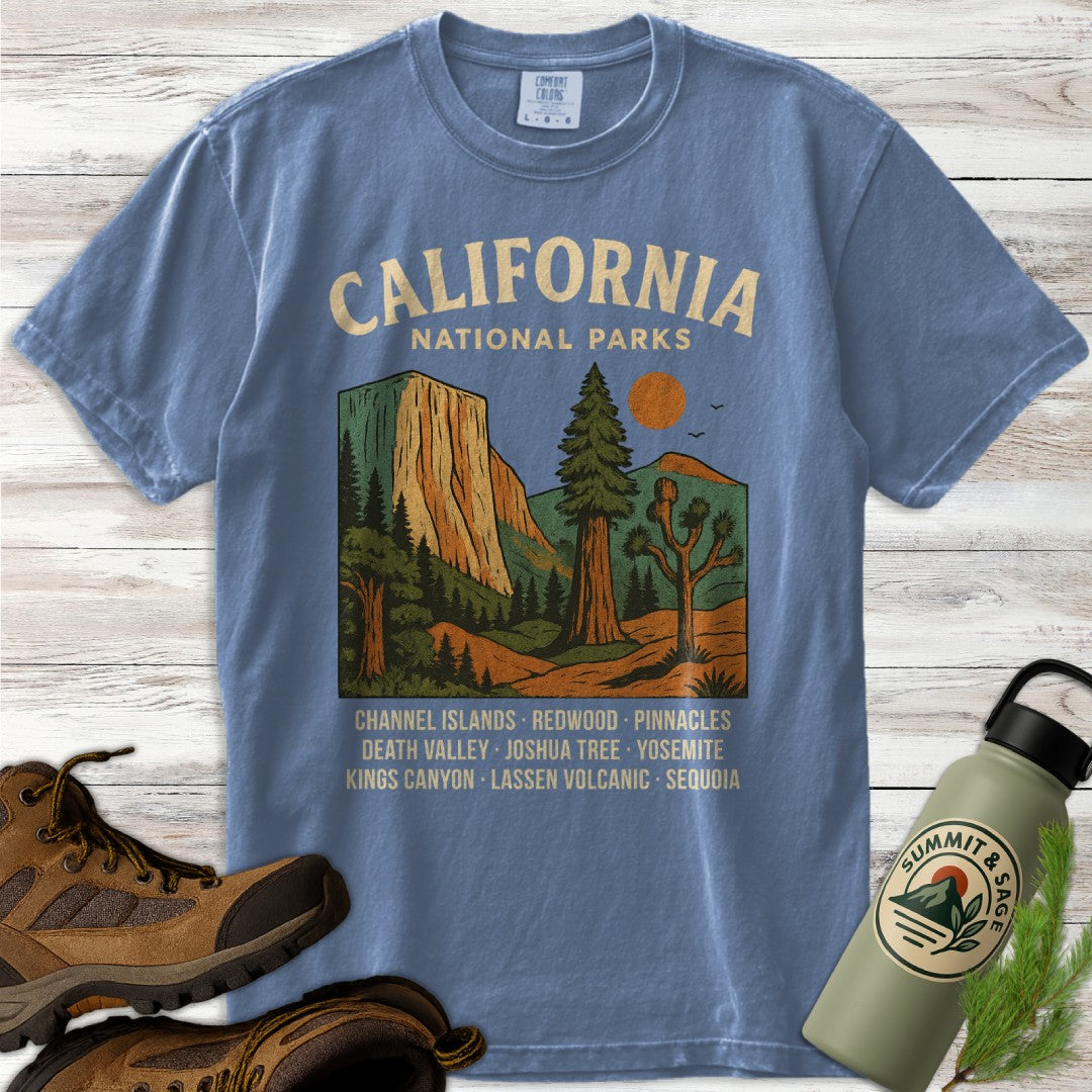 Retro California National Parks T-Shirt
