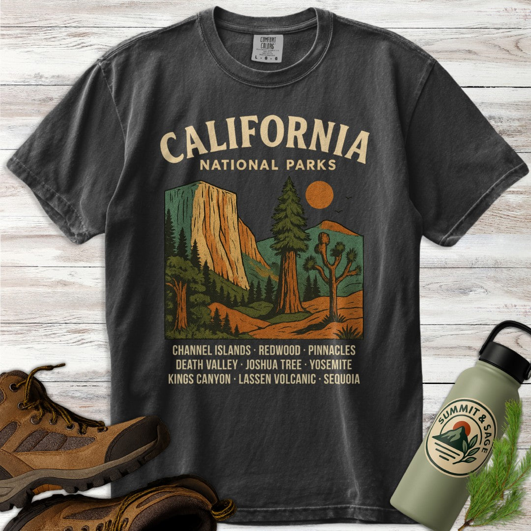 Retro California National Parks T-Shirt