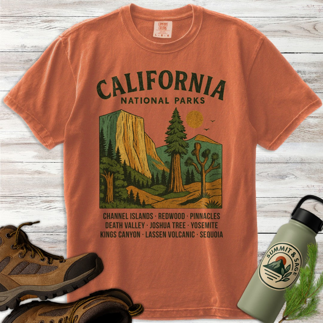 Retro California National Parks T-Shirt