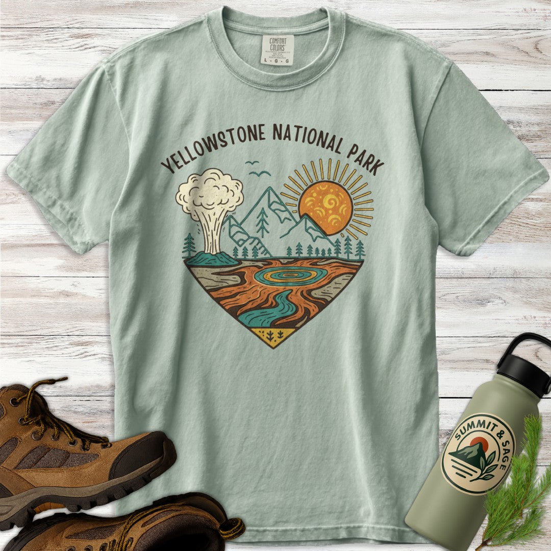 Vintage Yellowstone Heart T-Shirt