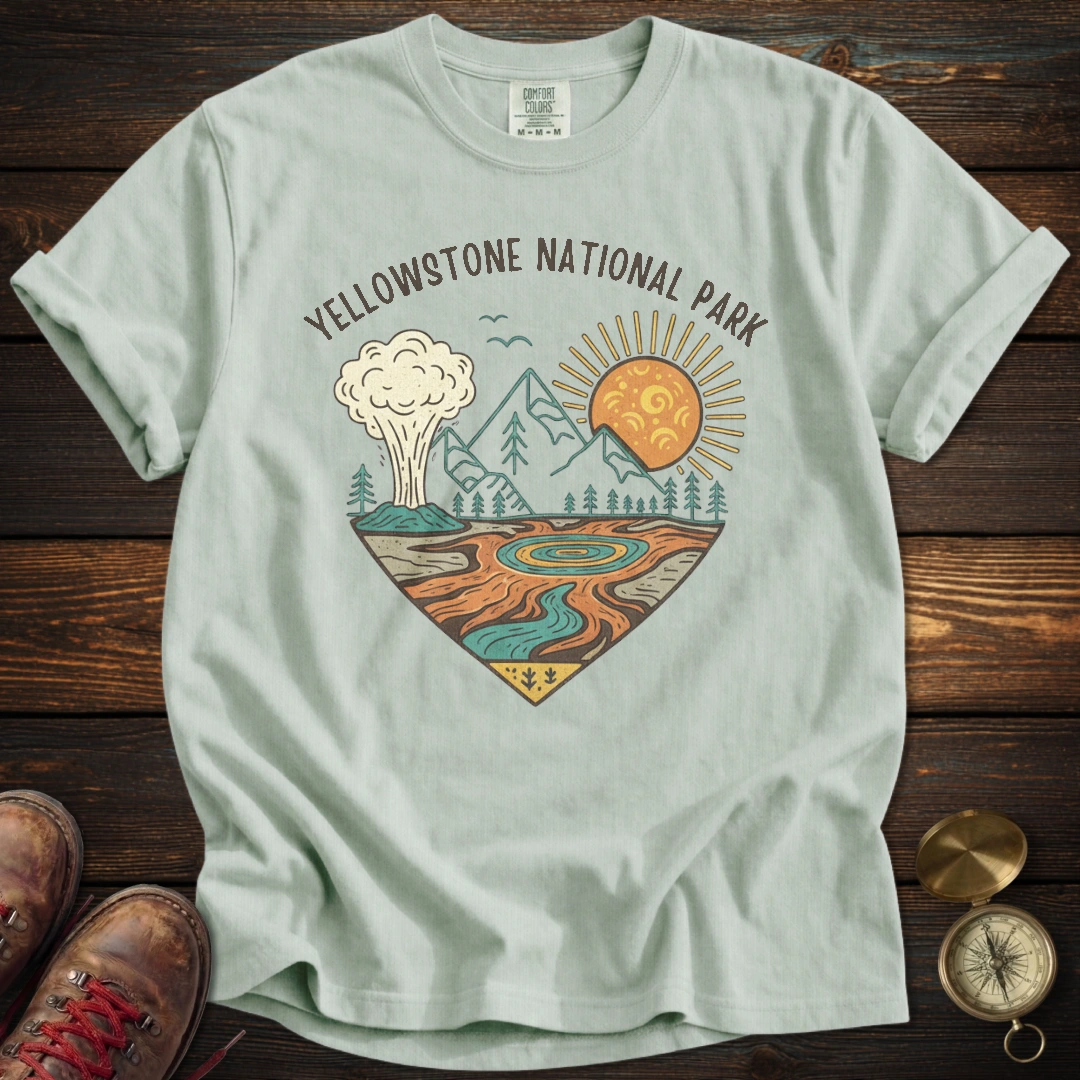 Vintage Yellowstone Heart T-Shirt