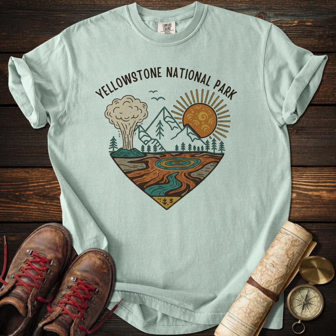 Vintage Yellowstone Heart T-Shirt