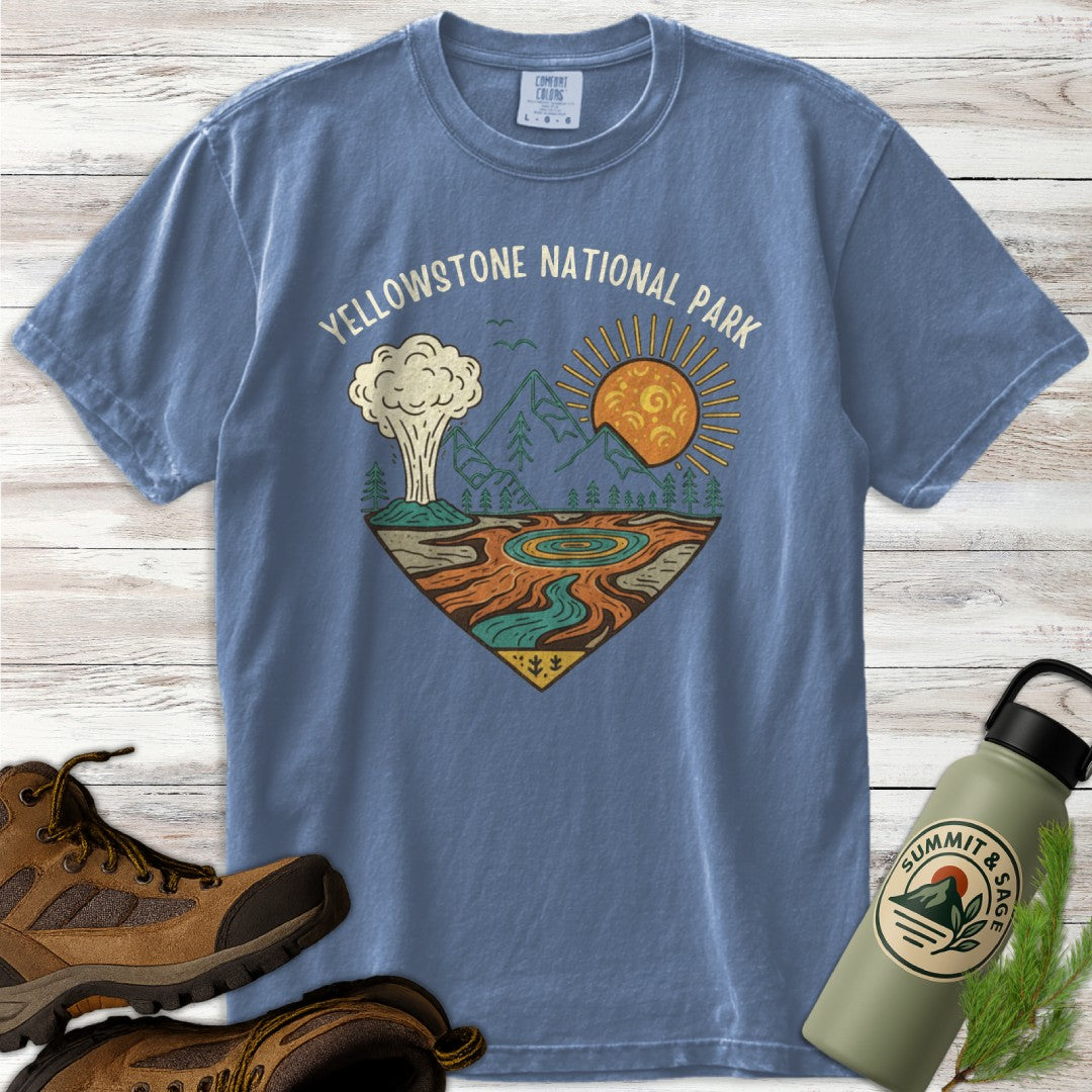 Vintage Yellowstone Heart T-Shirt