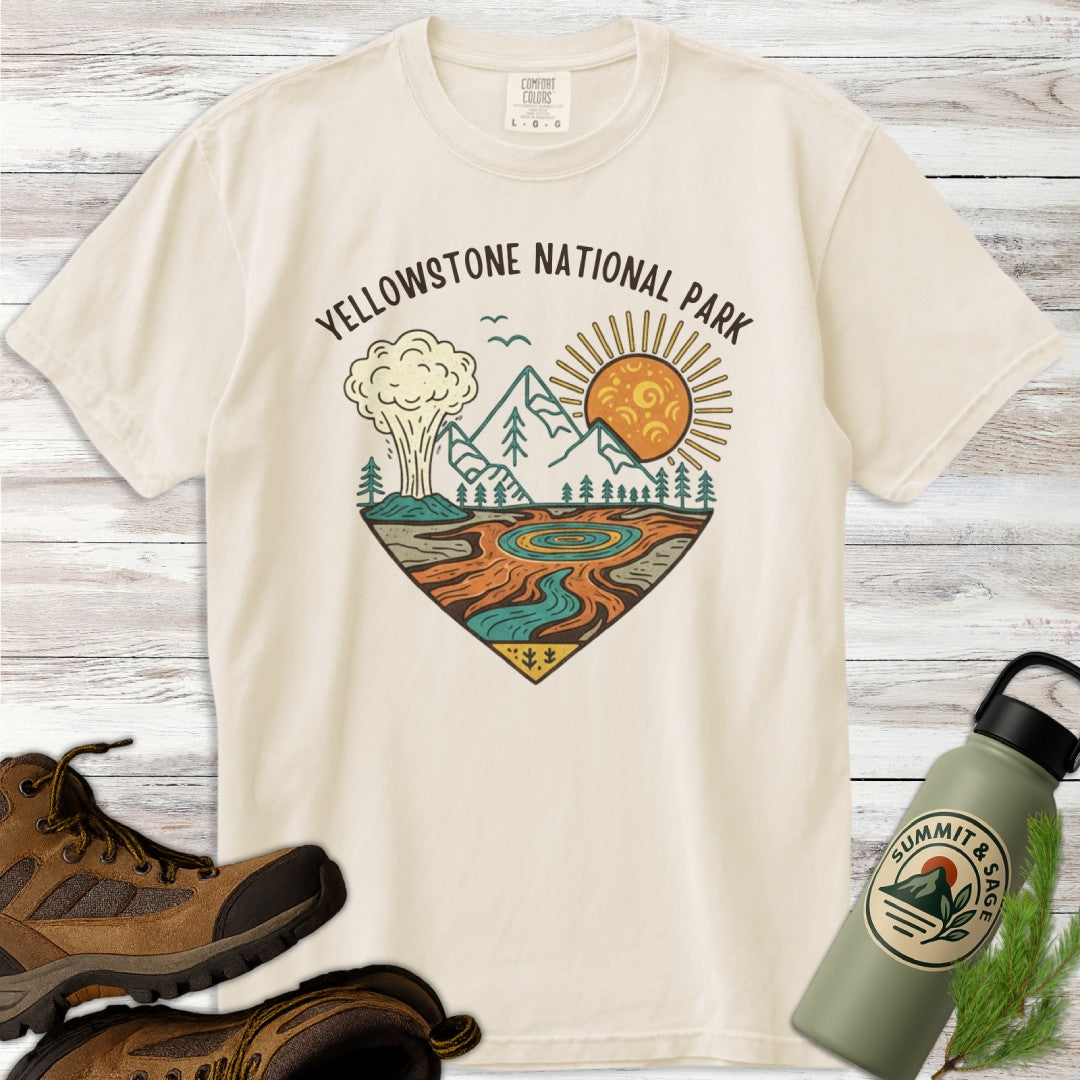 Vintage Yellowstone Heart T-Shirt