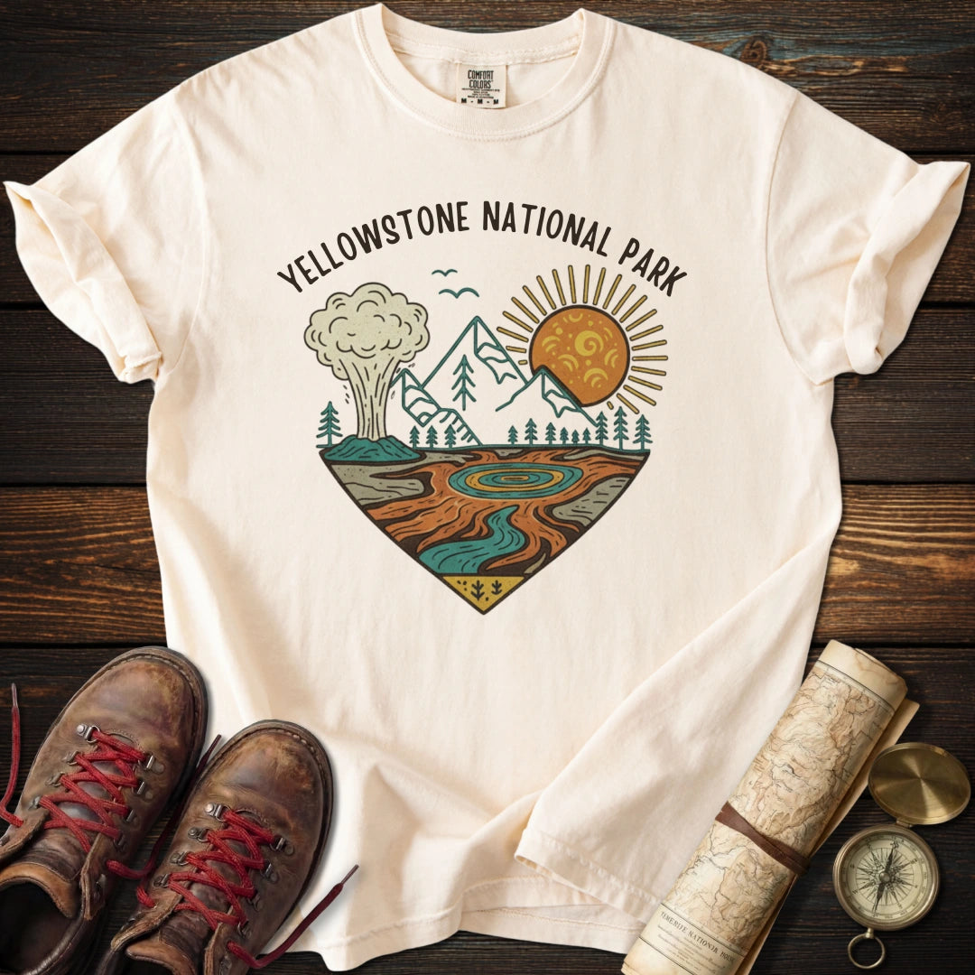 Vintage Yellowstone Heart T-Shirt