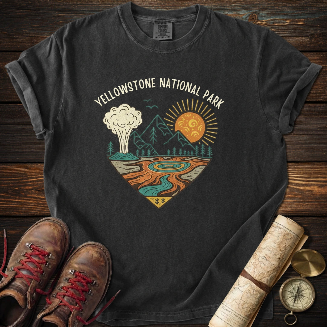Vintage Yellowstone Heart T-Shirt