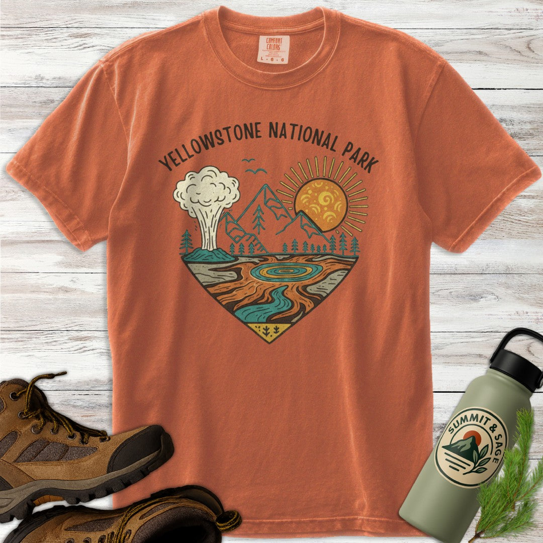 Vintage Yellowstone Heart T-Shirt