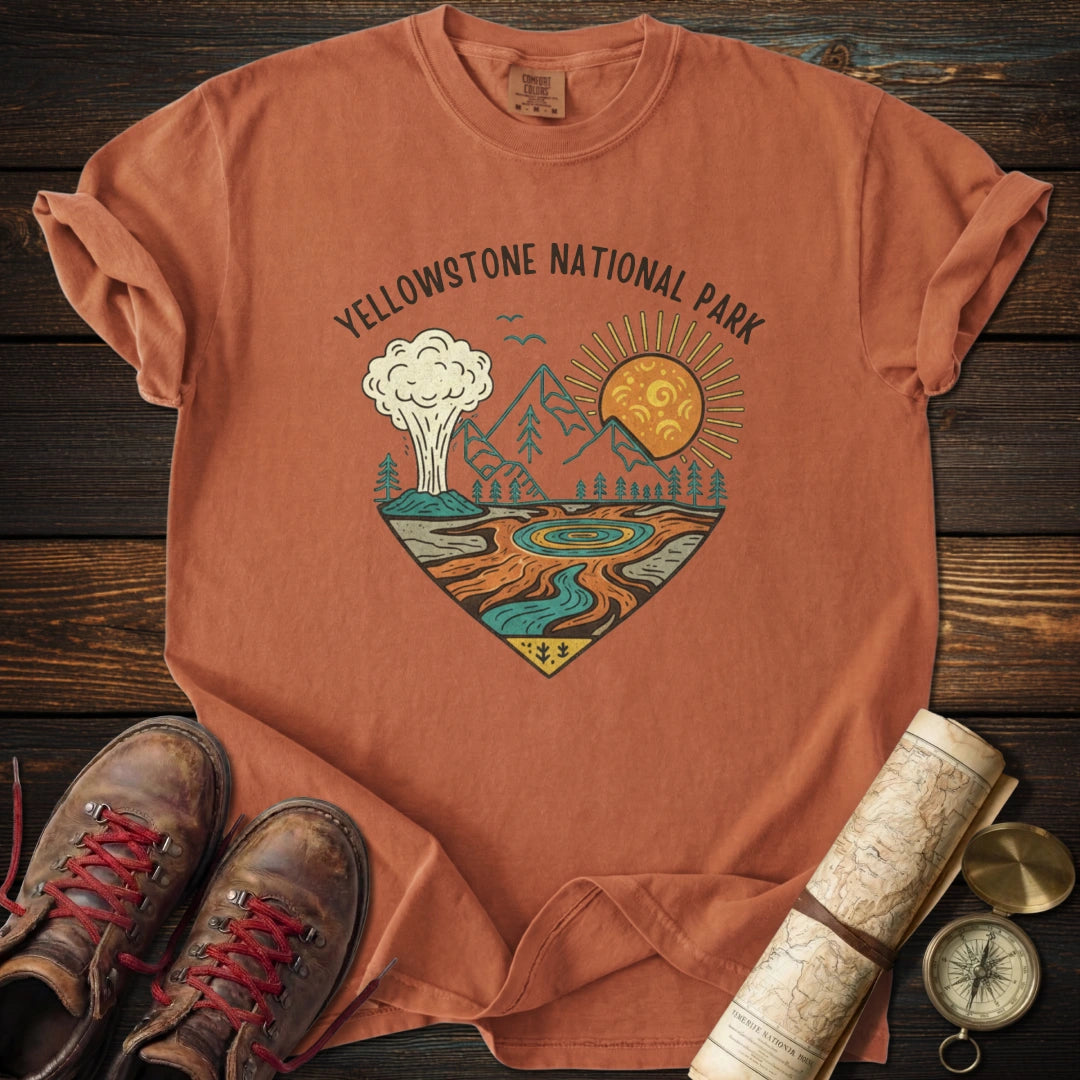 Yosemite Sunset Tree T-Shirt