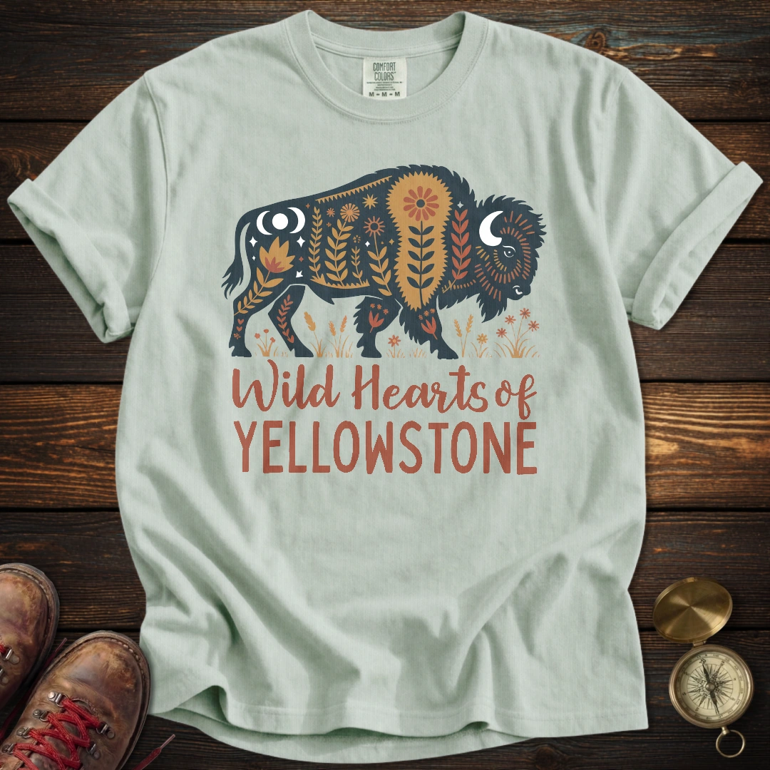 Wild Hearts Yellowstone Buffalo T-Shirt