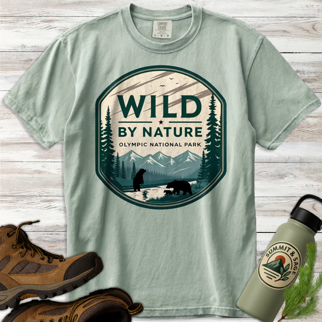 Olympic Wild Nature Bears T-Shirt