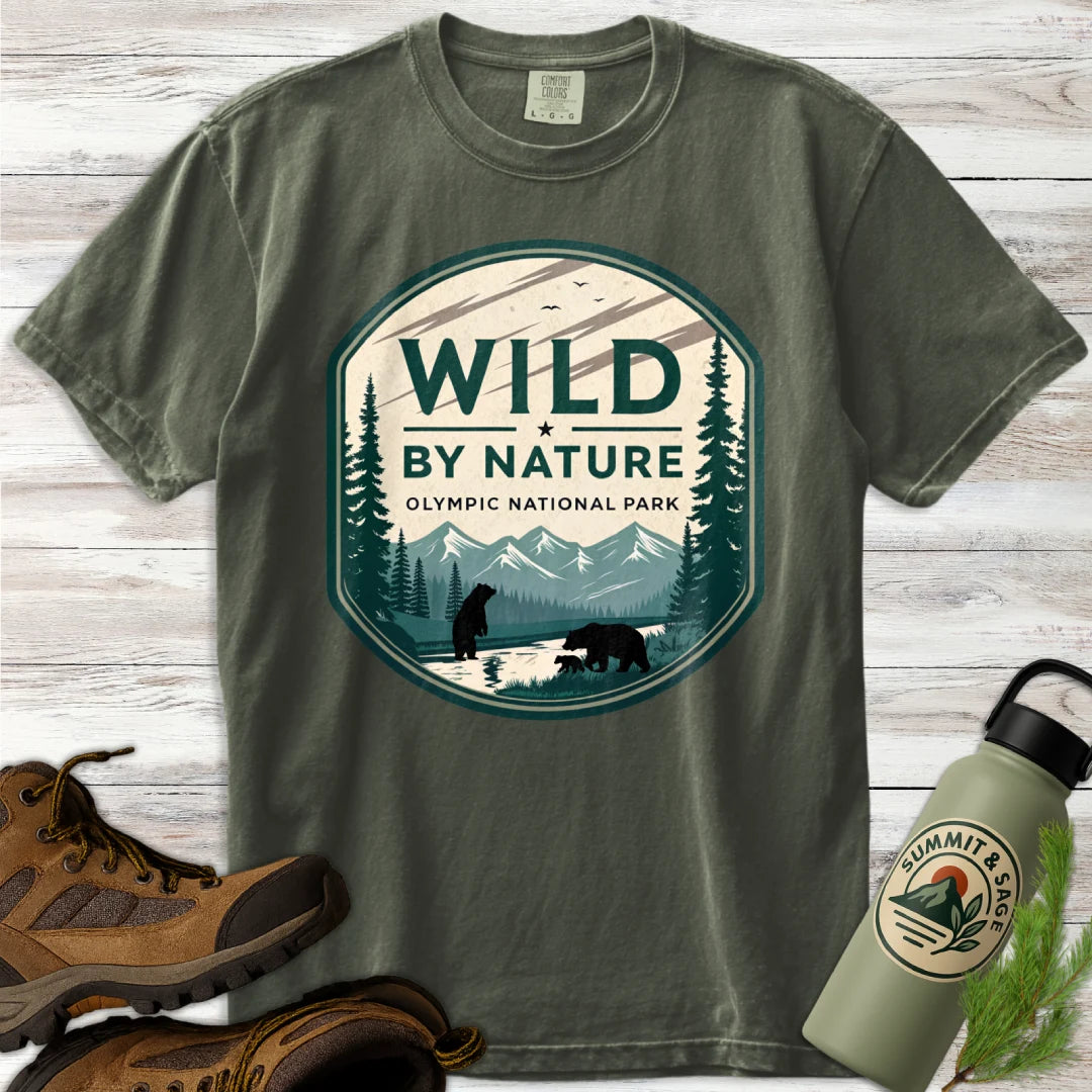 Olympic Wild Nature Bears T-Shirt