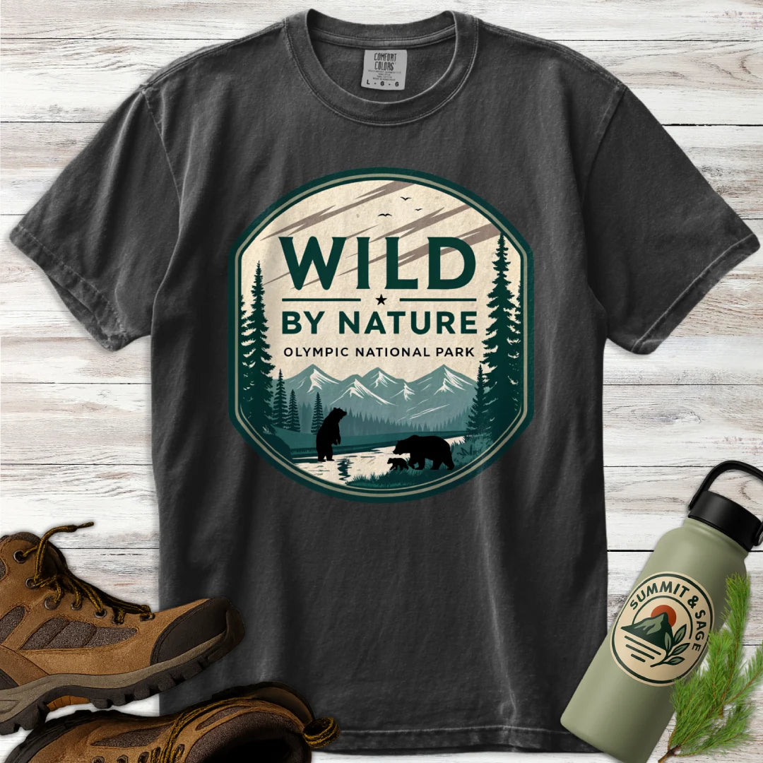 Olympic Wild Nature Bears T-Shirt