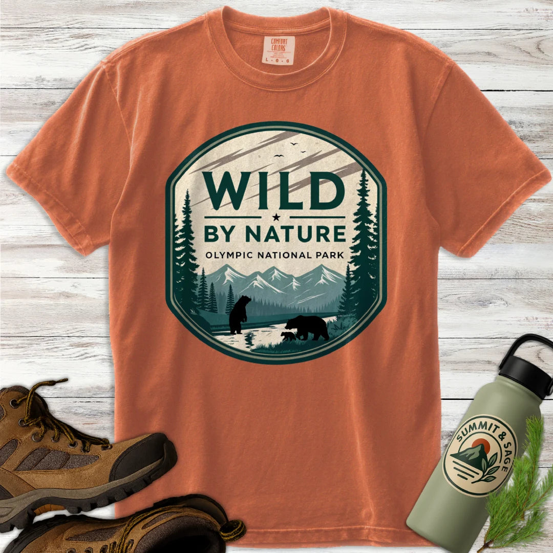 Olympic Wild Nature Bears T-Shirt