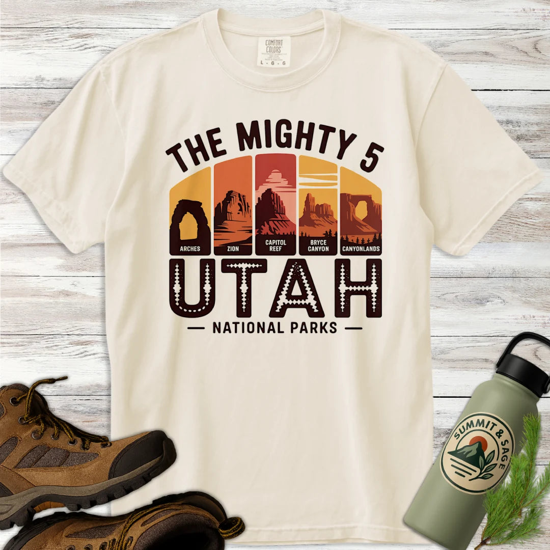 Utah Mighty 5 Parks T-Shirt