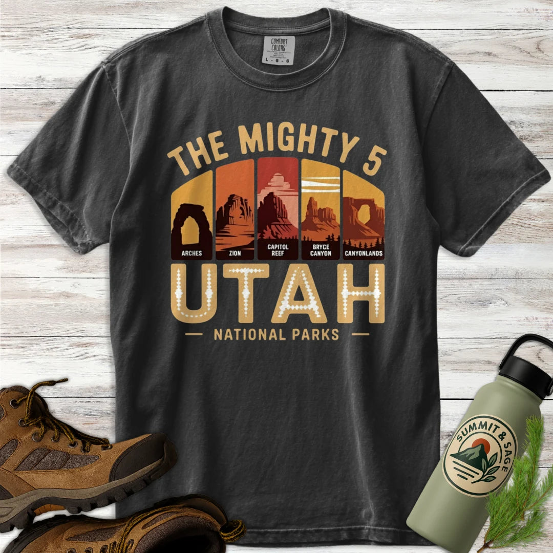 Utah Mighty 5 Parks T-Shirt