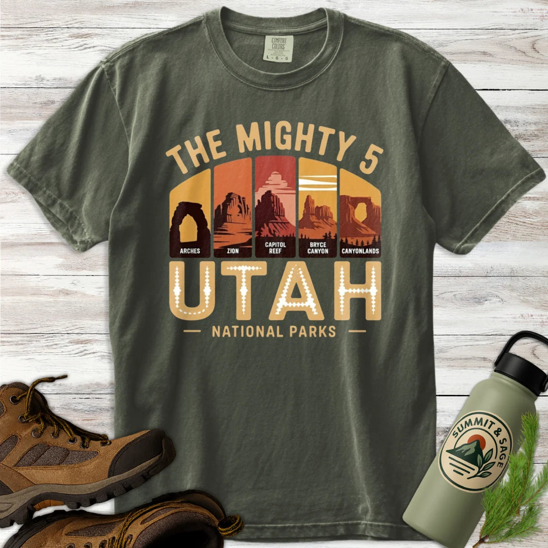 Utah Mighty 5 Parks T-Shirt
