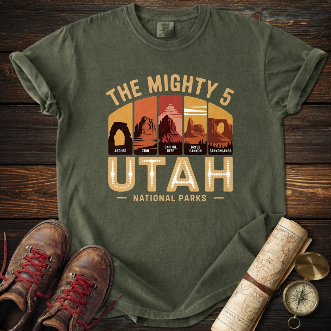 Utah Mighty 5 Parks T-Shirt