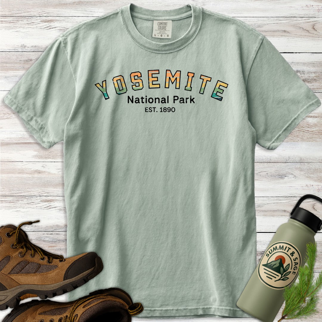 Vintage Distressed Sunset Yosemite T-Shirt