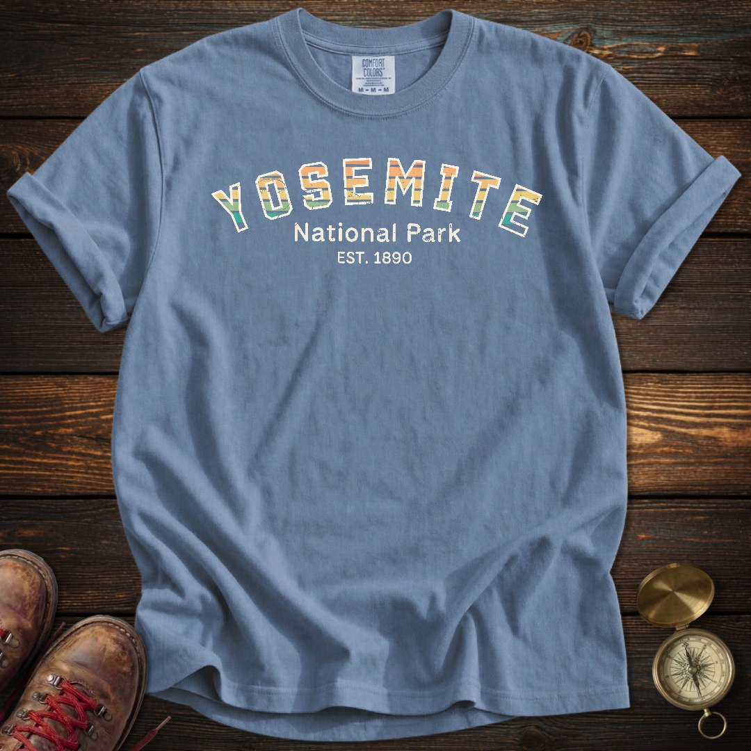 Vintage Distressed Sunset Yosemite T-Shirt