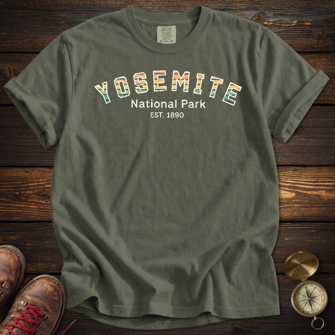 Vintage Distressed Sunset Yosemite T-Shirt
