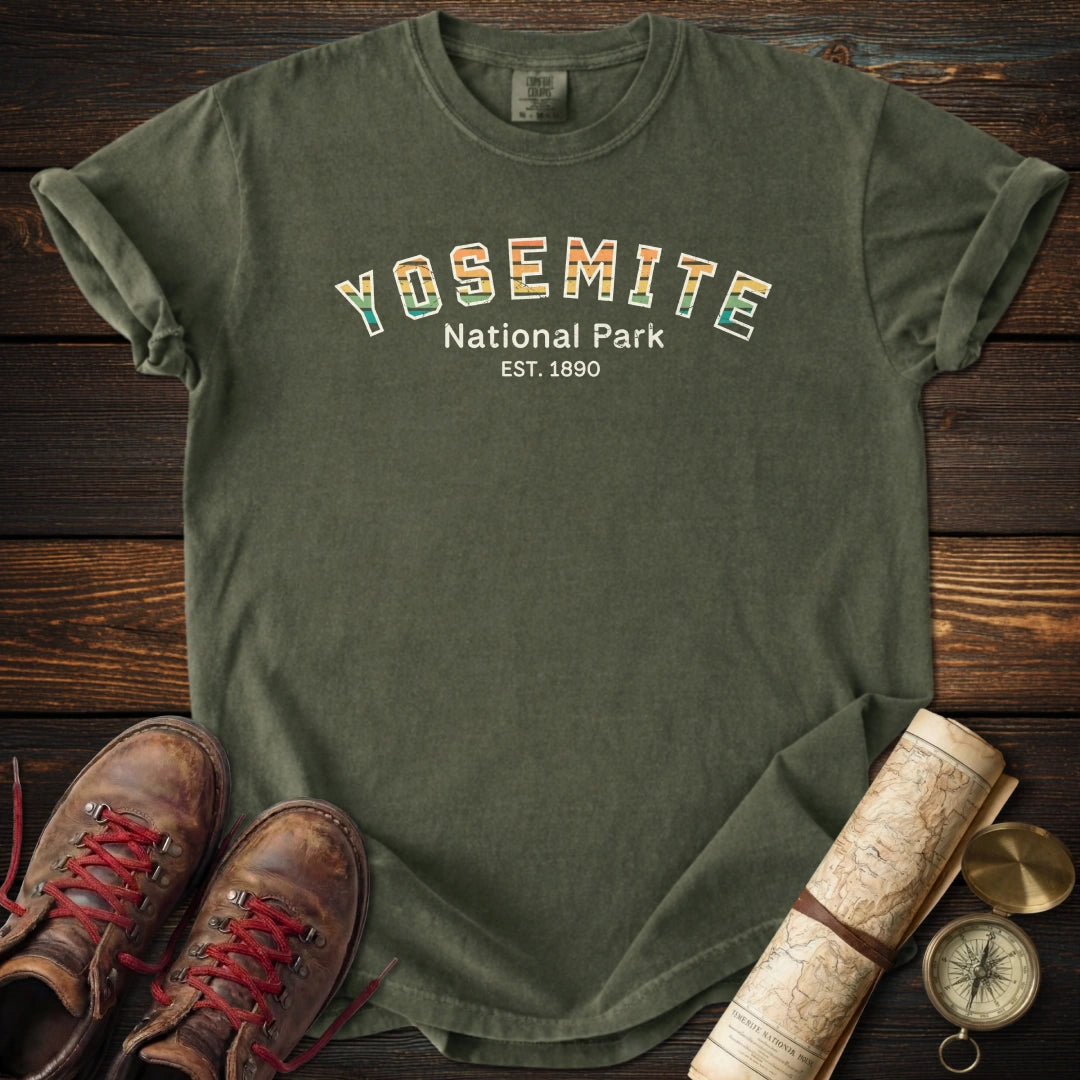 Vintage Distressed Sunset Yosemite T-Shirt