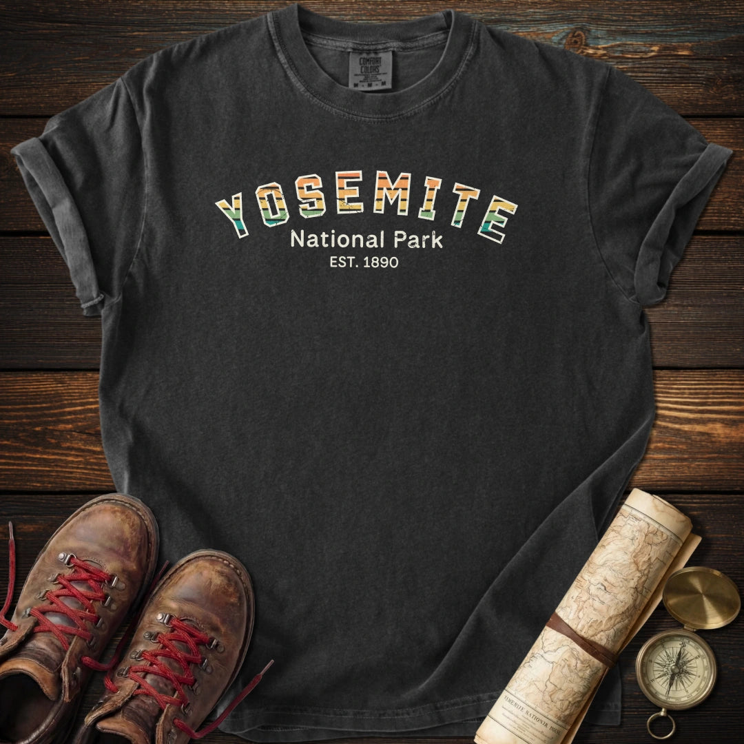 Vintage Distressed Sunset Yosemite T-Shirt