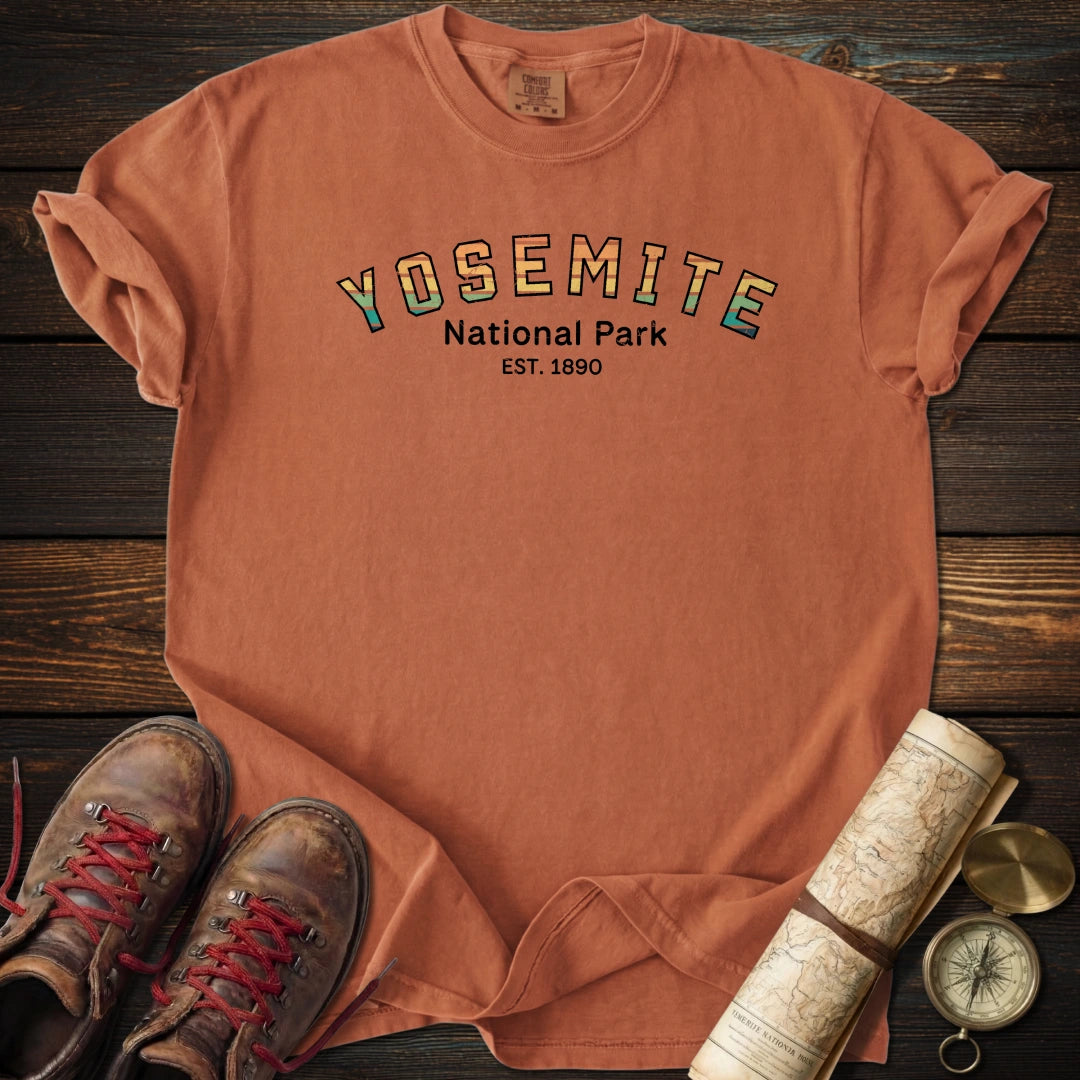 Vintage Distressed Sunset Yosemite T-Shirt