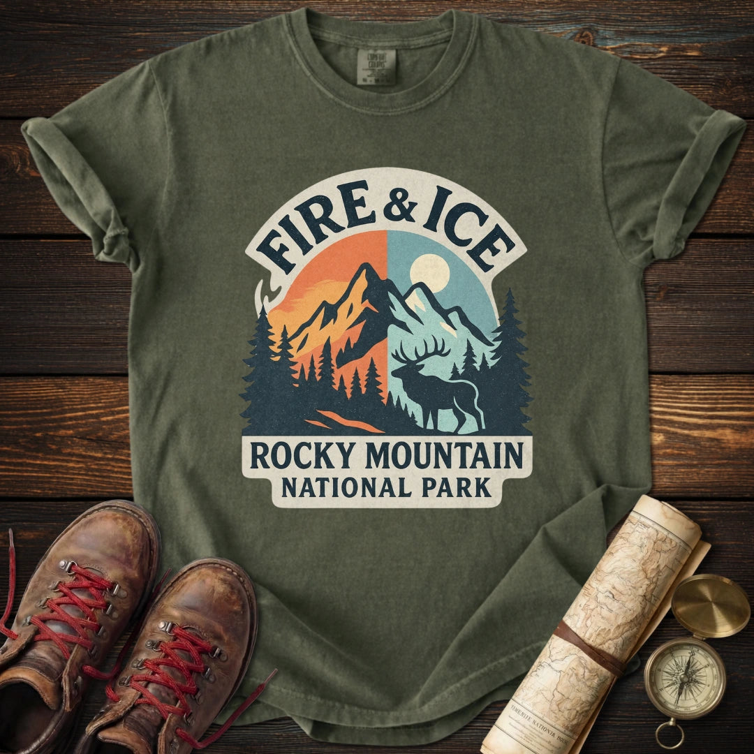 Fire & Ice Rocky Mountain T-Shirt