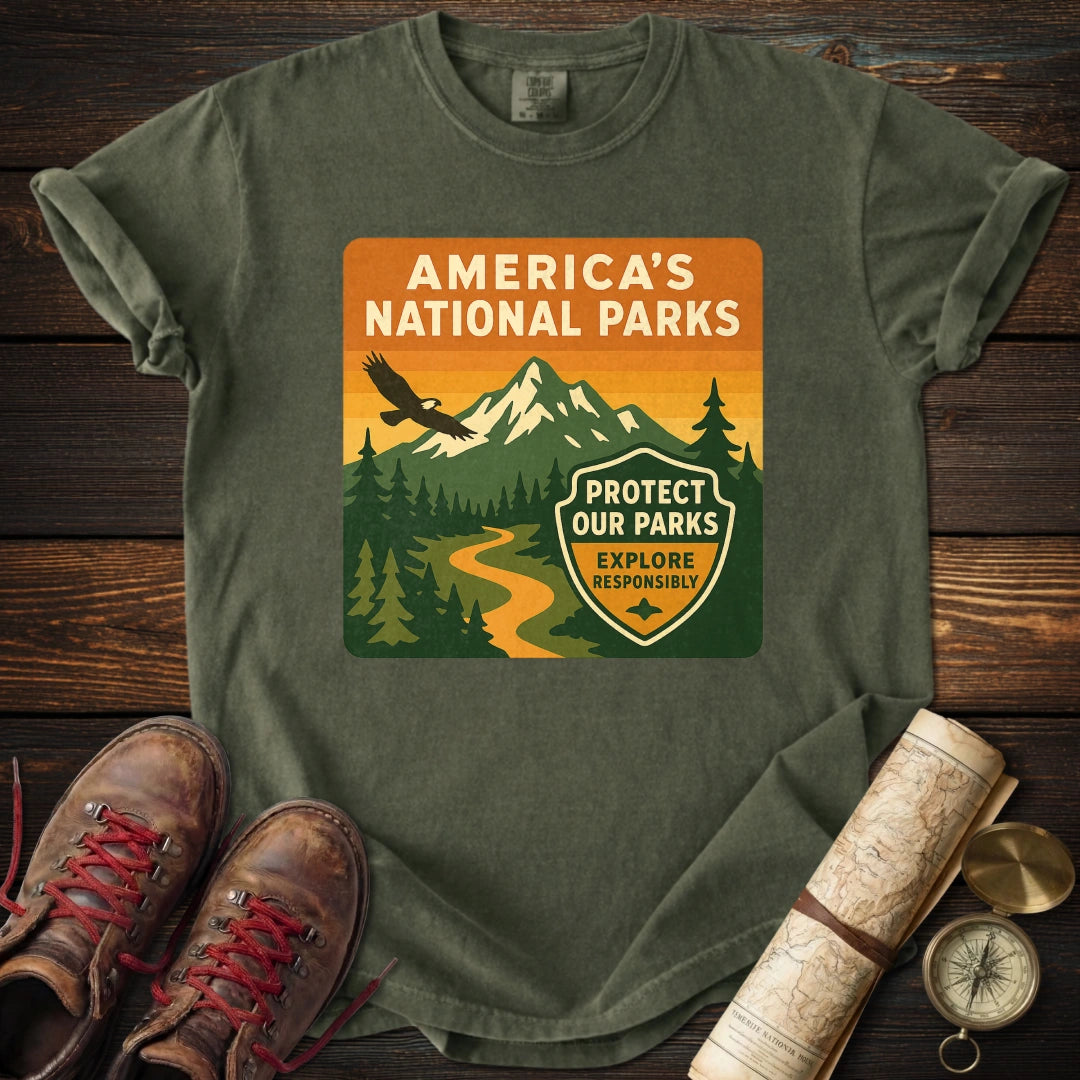 Vintage America's National Parks T-Shirt