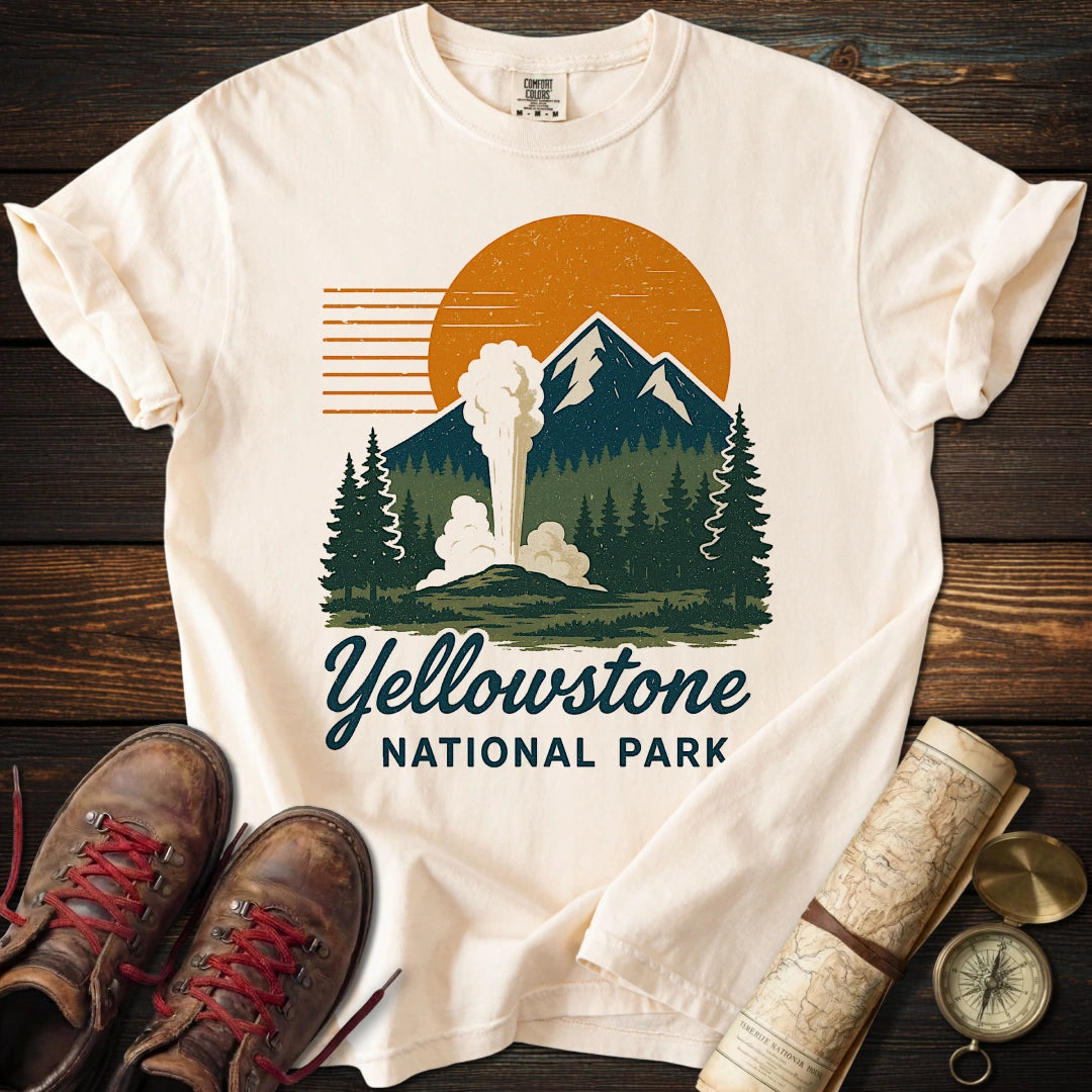 Yellowstone Vintage Geyser T-Shirt