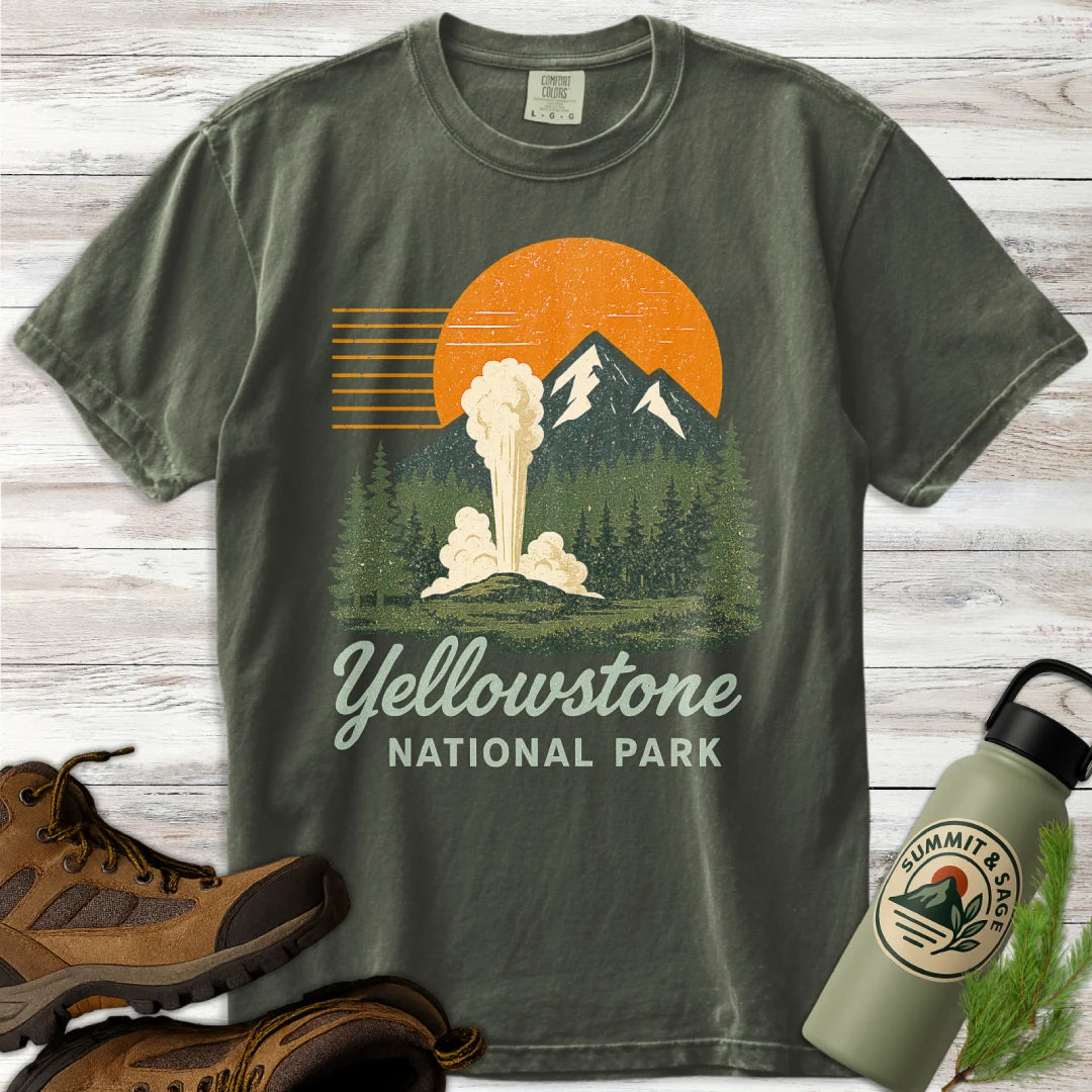 Yellowstone Vintage Geyser T-Shirt