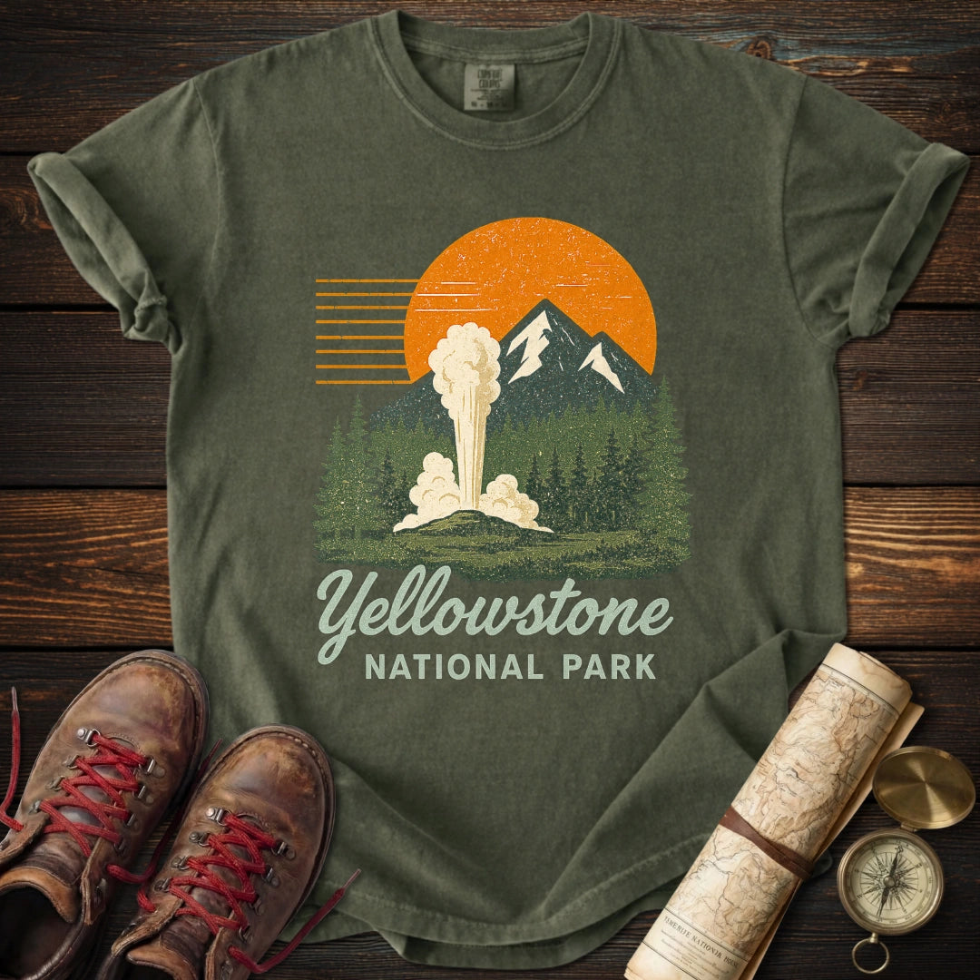 Yellowstone Vintage Geyser T-Shirt