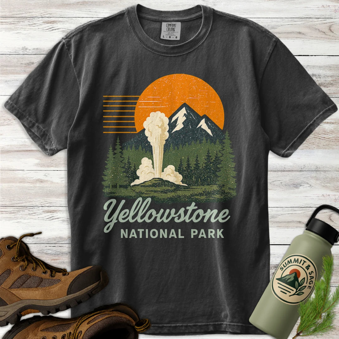 Yellowstone Vintage Geyser T-Shirt