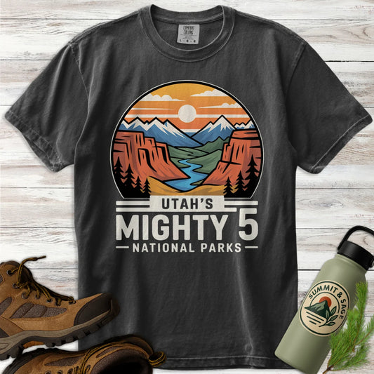 Mighty Five National Parks T-Shirt