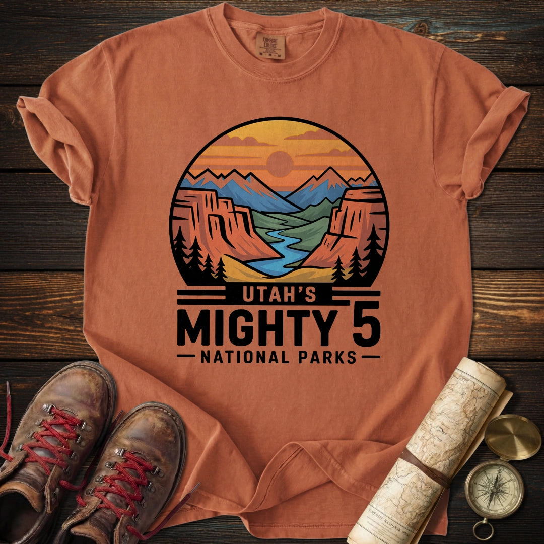 Mighty Five National Parks T-Shirt